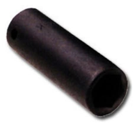 K-Tool International K Tool International KTI38211 1/2 Inch Drive Deep 6 Point Impact Socket - 11mm KTI38211